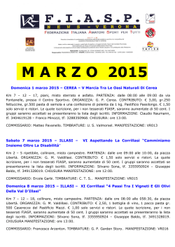 News Marzo 2015 FiaspVerona