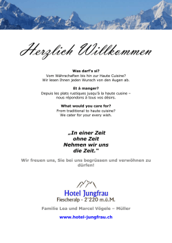 Herzlich Willkommen - gastro