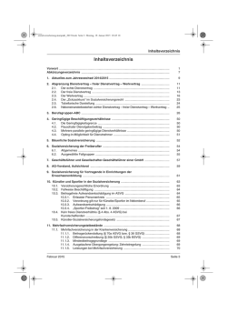 Inhaltsverzeichnis
