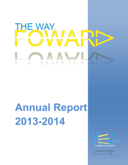 YEL Annual Report 2013-14