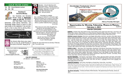 download the current sheet - Stockbridge Presbyterian Church