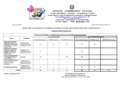 graduatoria definitiva esperto consulenza pedagogica