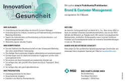 Marketing - MSD Sharp & Dohme GmbH
