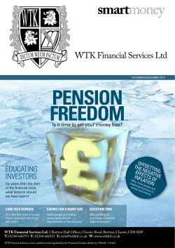 PENSION FREEDOM - WTK Financial Services Ltd