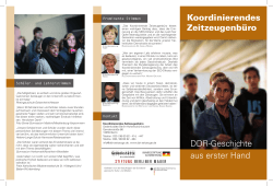 Flyer - DDR-Zeitzeugen