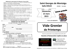 bulletin - Saint Georges de Montaigu