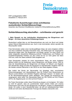 Handout Abschaffung Solidarit&auml;tszuschlag - FDP