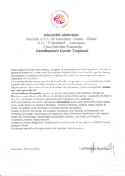 Donazione - A.I.D.O. Lanciano