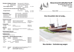 Eine Kreuzfahrt die ist lustig... Neu denken