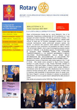 bollettino n.21 - Rotary Appiano Gentile
