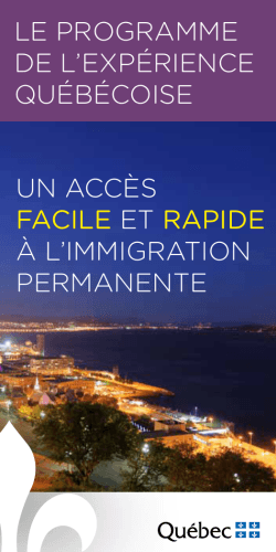 Version française - Immigration Québec