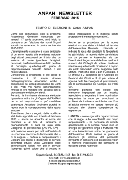 anpan newsletter febbraio 2015