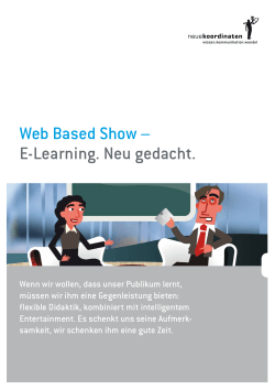Infobroschüre E-Learning