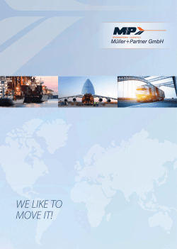 Imagebrosch&uuml;re - M&uuml;ller+Partner GmbH
