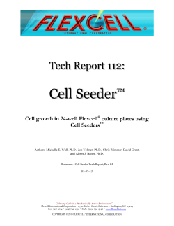 Cell Seeder™ - Flexcell International Corp.