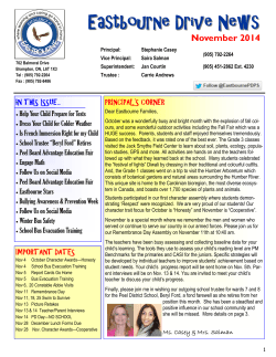 November Newsletter - Pages - Home