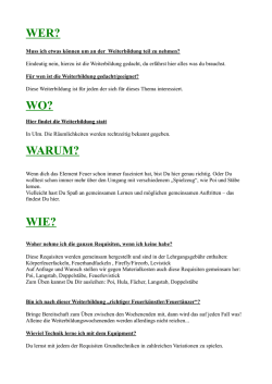Infoschreiben - Feuer und Flamme Ulm