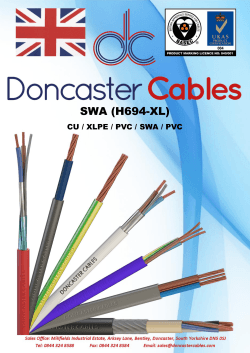 SWA (H694-XL) - Doncaster Cables