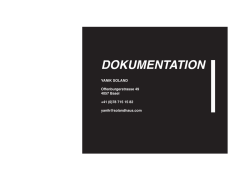 dokumentation - Yanik Soland