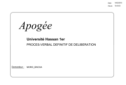 Université Hassan 1er