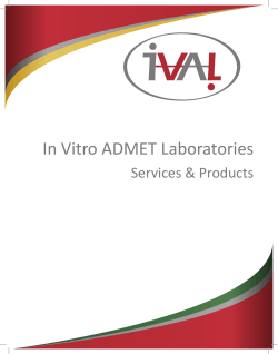 Browse Our Catalog - In Vitro ADMET Laboratories