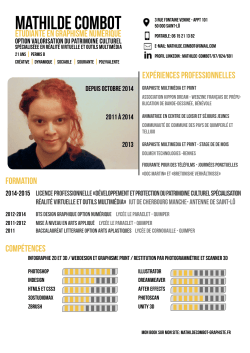 Mon CV  - Mathilde Combot