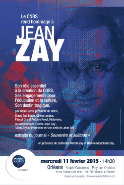 Le CNRS rend hommage à Jean Zay