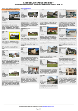 Journal immobilier 71