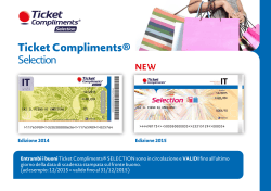 Nuovo Ticket Compliments® Selection