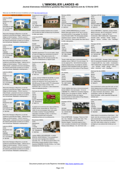 Journal immobilier 40