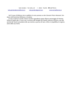 Documento base - Storia di Fiemme