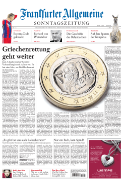 Frankfurter Allgemeine Sonntagszeitung (01.02.2015)
