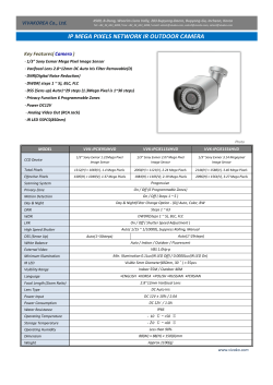 IP MEGA PIXELS NETWORK IR OUTDOOR CAMERA