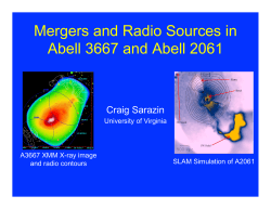Mergers and Radio Sources in Abell 3667 and Abell 2061