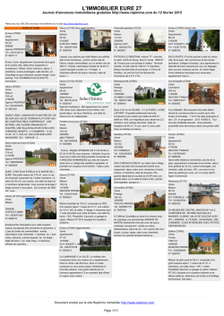 Journal immobilier 27