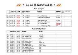 Heim-Spielplan ASC Theresianum Mainz