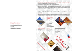 Flyer mit Anmeldung - deutsche fliesentage 2015