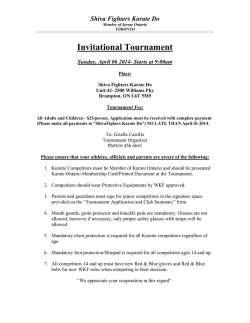 Invitational Tournament @ 2500 Williams Pkwy