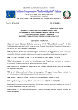 graduatoria definitiva