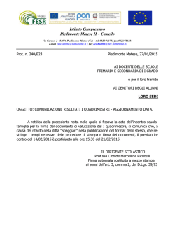 Istituto Comprensivo Piedimonte Matese II &ndash; Castello