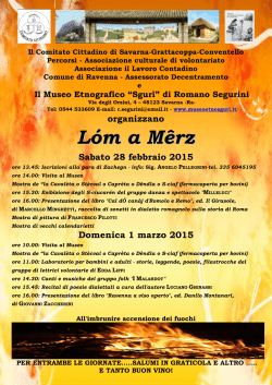 Lóm a Mêrz - museoetnosguri.it