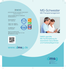 Flyer MS-Therapiemanagement