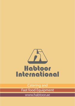 Catering and Fast food Equipment www.habtoor.ae
