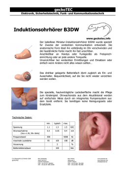 Induktionsohrh&ouml;rer B3DW