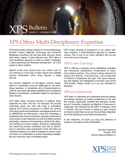 XPS Bulletin Issue 12