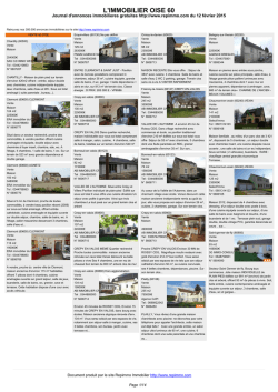 Journal immobilier 60