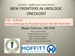 Immunotherapy for Prostate - Mayer Fishman, MD