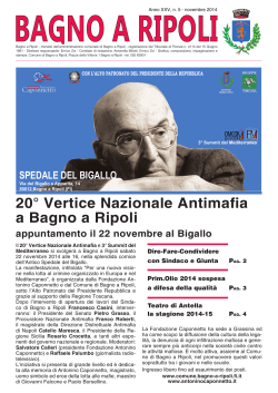 Notiziario Comune Bagno a Ripoli n. 5/2014 (File pdf