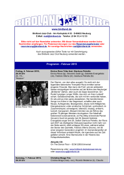 programm-pdf - Birdland Jazz Club