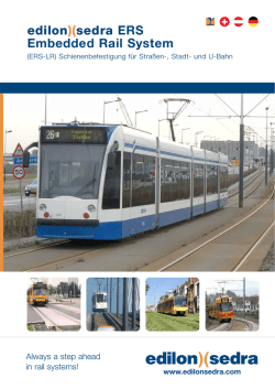 edilon)(sedra ERS Embedded Rail System